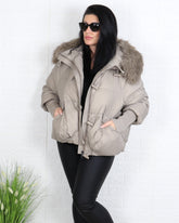 Яке - Зимно Яке AMOR - Бежово - Muudsfashion